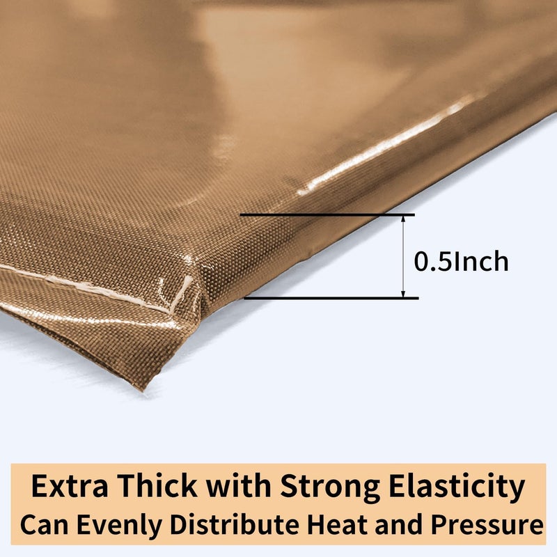 VCHOMY 15x15 Inch Extra Large Heat Press Pillow Teflon Heat Pressing Transfer Pillow Mat for Heat Press Sublimation Vinyl Projects (15x15 Inch) - Image 3